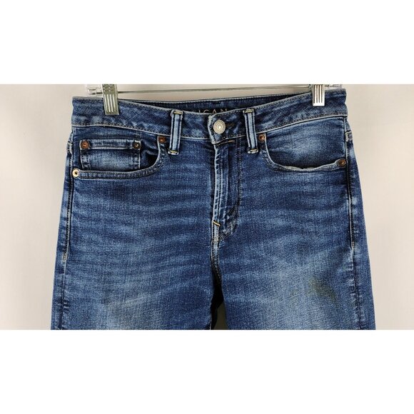 American Eagle Jeans Mens 29x32 Blue Airflex + Relaxed Straight Denim - Picture 2 of 12